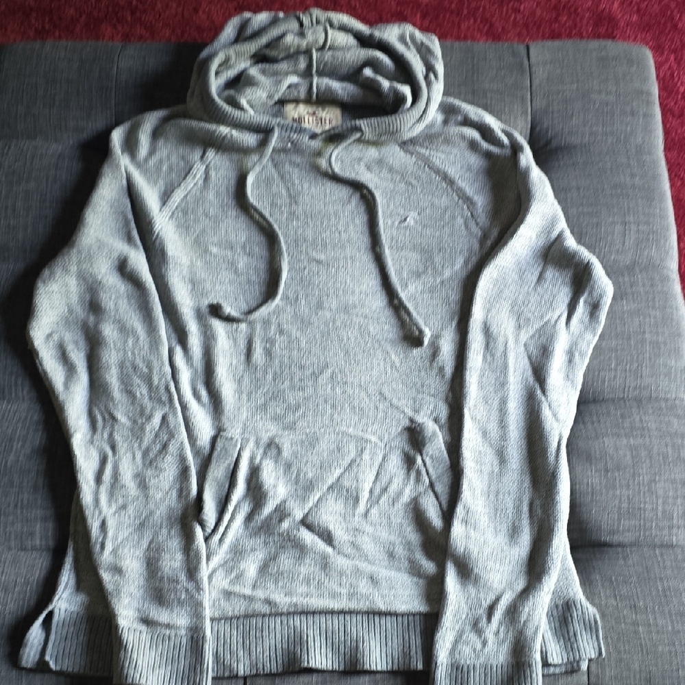 Hollister Gray Sweater Casual Comfort
